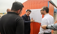 بازدید معاون علمی رئیس جمهور از پروژه ساخت دو مدرسه سمپاد در شهرستان شهریار
